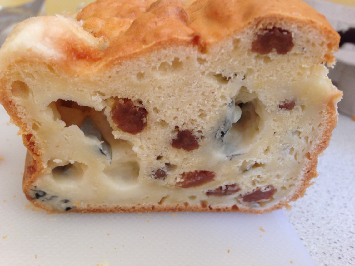  Cake roquefort and grapes 